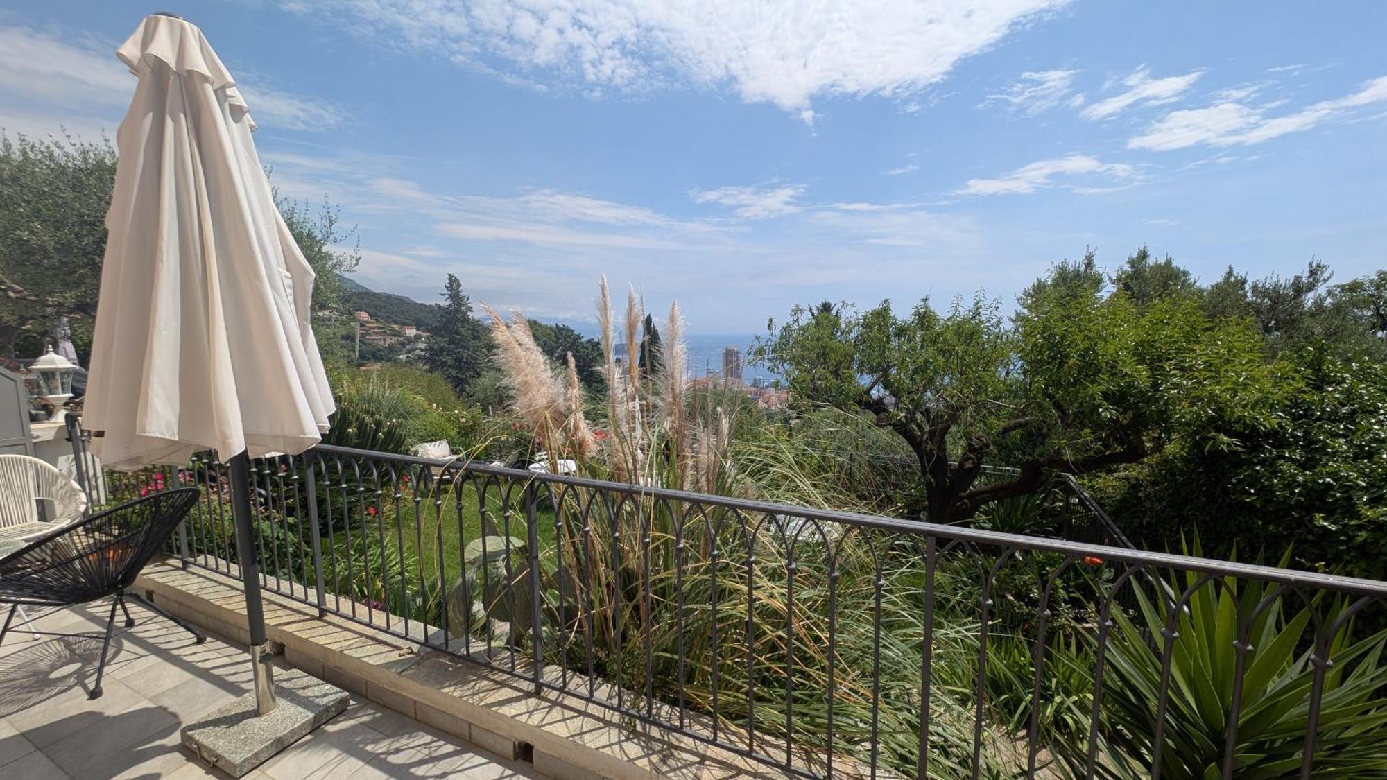 Le Mas D'Angeline, Vue Mer, Jardin Commun, Parking, Voiture Requise, 10 Min En Voiture De Monaco, Route Etroite, Pente Raide, Croisement Limite, Sea View, Shared Garden, Parking, Car Required, 10 Min Drive From Monaco, Narrow Steep Road, Limited Pass Beausoleil Exterior photo